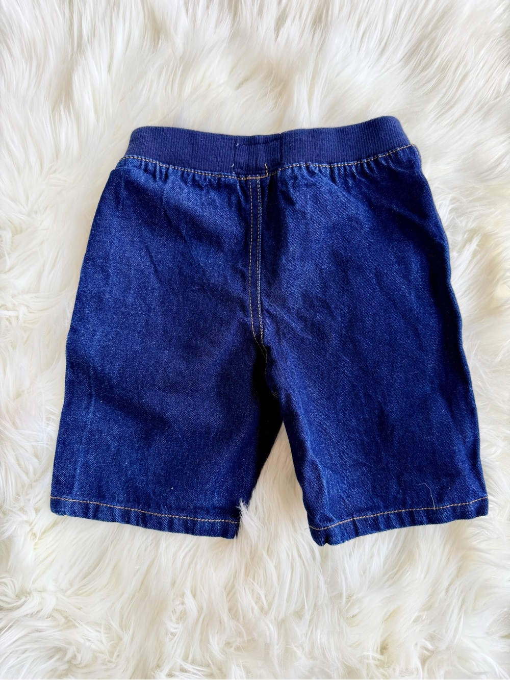 Weatherproof Vintage Navy Blue Knit-Waist Kids Shorts (24 months) - Picture 5 of 5